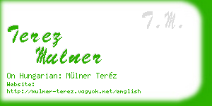 terez mulner business card